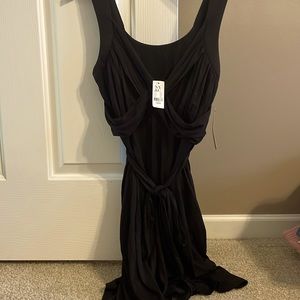 NWT -New York and Company Black Large Romper